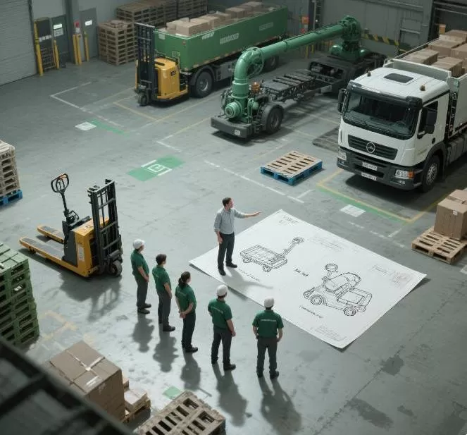 Насос грузовик