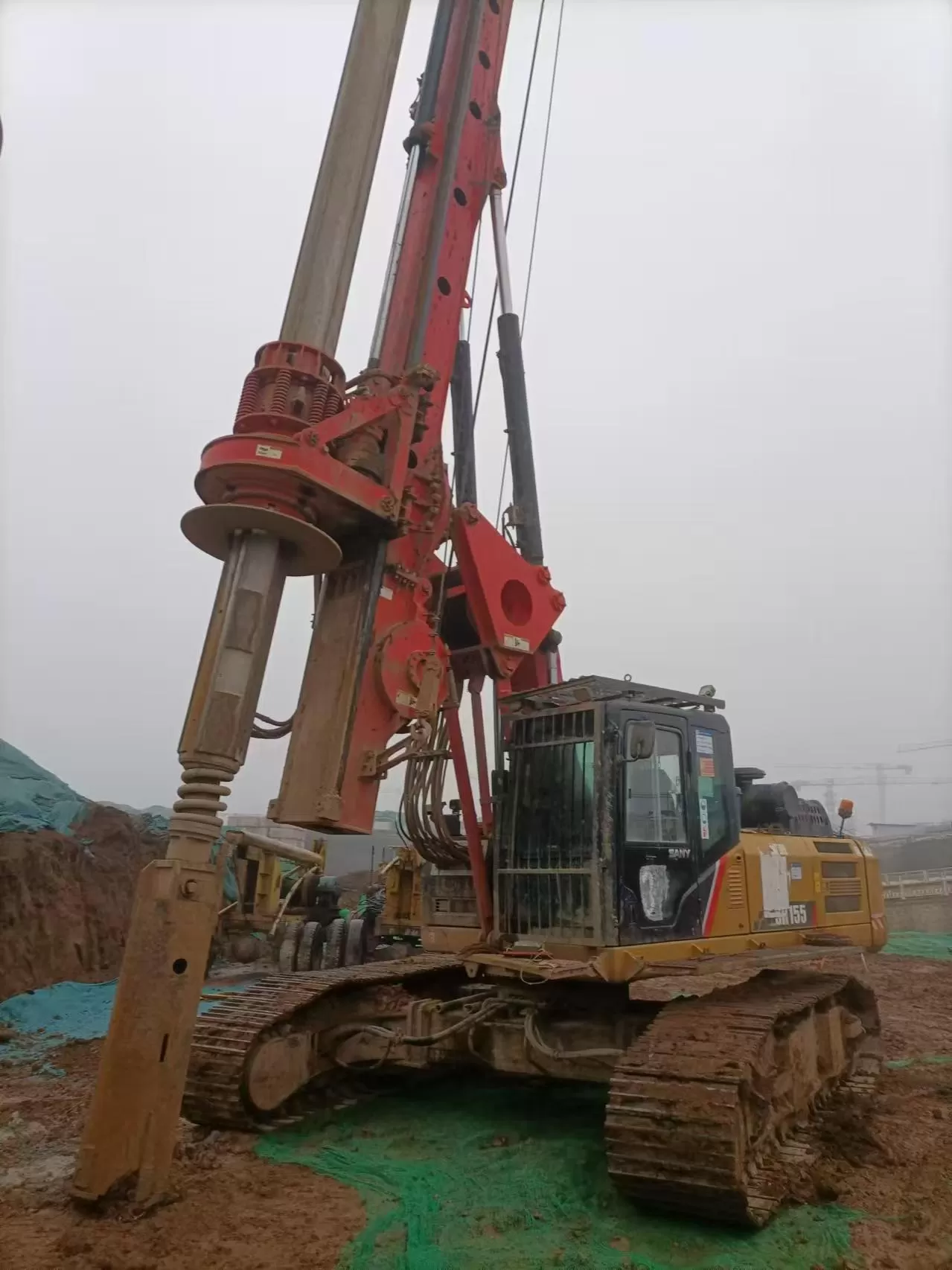 2019 sany piling machinery sr155 экскаватор-буровая установка для бурения фундамента